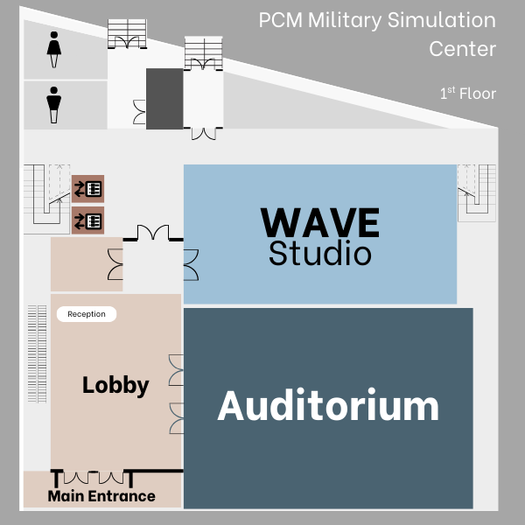 Auditorium; 1st Floor floor plan